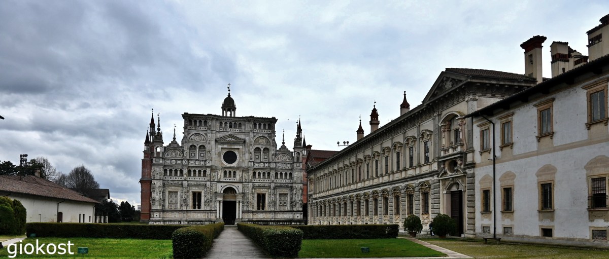 La Gratiarum Chartusia ovvero la Certosa di&nbsp;Pavia.
